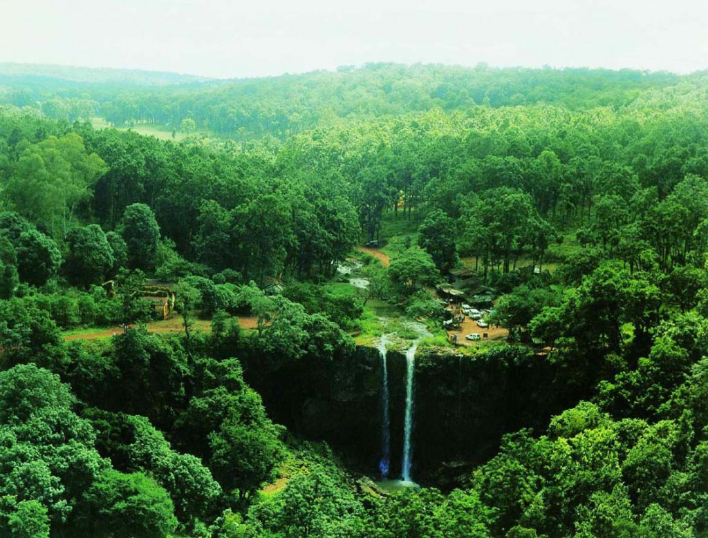 The Pachmarhi valley in Madhya Pradesh